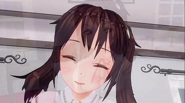 無修正アニメ　いもーとがアナルを責めながら、寸止め手こきオナサポ