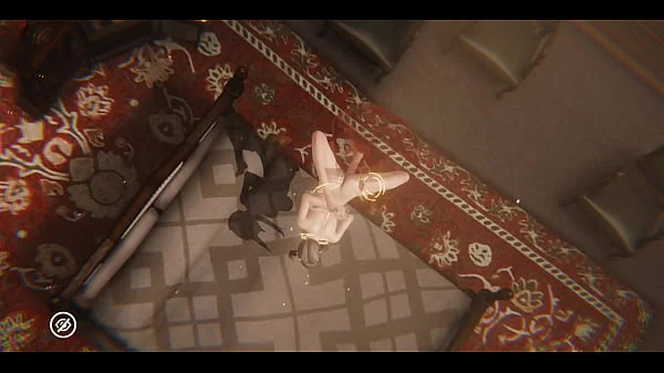 Uncensored Hentai / 3D | Alana wanted to get fucked from the back while in air | Rise of Eros