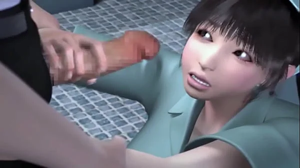 bigboobs cleaning staff and lucky student -Hentai 3d 42