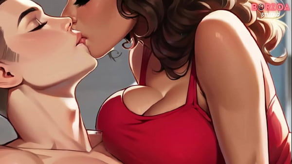 Big ass Stepmom Bimbo MILF seduce virgin stepson and first time ever let him... (Hentai/3D/Animated)