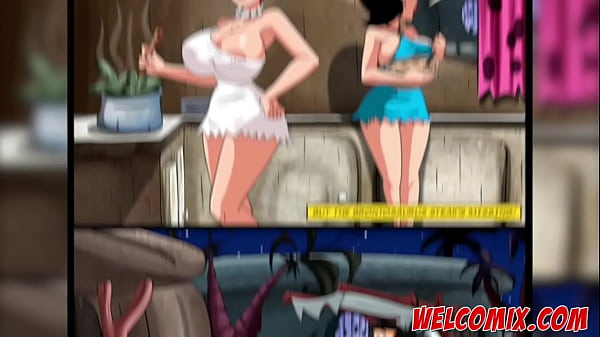 Swapping wives at the dinner - The Flintstoons Tittle 01