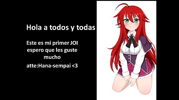 JOI in Spanish with Ríacute_as Gremory hentai