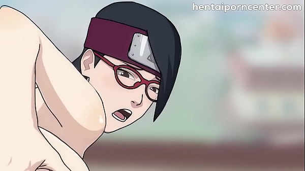 Adult Sarada has sex with Naruto, she rides the hokage'_s dick