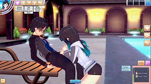 Swim Team Captain Grace Spoils Cock By Her Home Pool Hentai