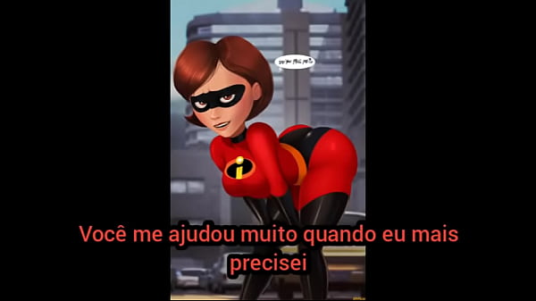 JOI HENTAI BR PT ELASTIC WOMAN(THE INCREDIBLE_VEIS)CBT,POV,