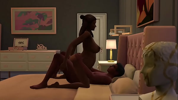 Bantu brother hugged his thin sister in law