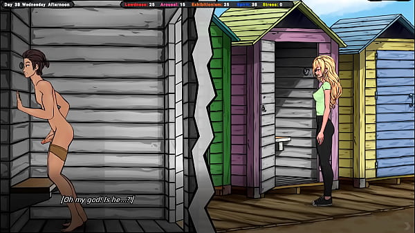 A masseur plays with innocent Jenny'_s pussy, and then a stranger jerks off to her ass on the beach.