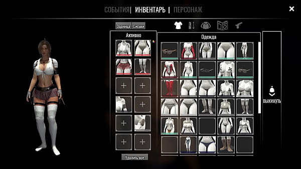 Every dick on this island is obliged to visit Lara Croft'_s pussy. Game Hentai 3d