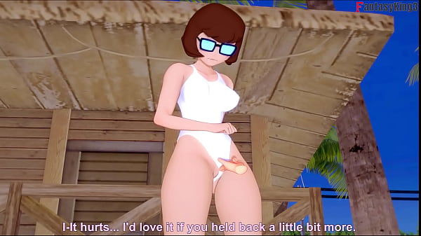 Velma blowjob on the beach | 1 | Scooby doo | Full &amp_ POV Movie on Sheer &amp_ PTRN: Fantasyking3