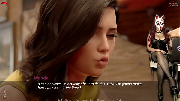 Ms Denvers - ep 55 (Gamer girl wears stockings and see through bra)