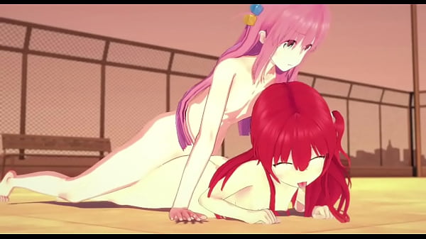 Bocchi rellenando de semen a Kita -Bocchi The rock