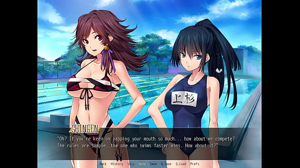 Commander Babes Ep6 - Having a threesome at the pool