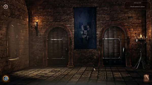 Delicious menage with the noblewoman and the servant