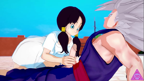 Videl prefers Gohan's cock to training