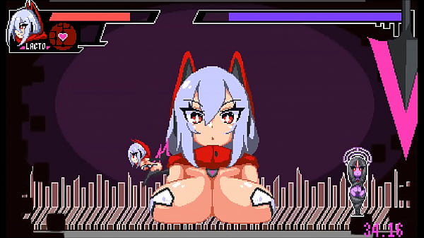 Buzama [Hentai fight game] Ep.4 body transformation into a giant cock and then sucked between gigantic tits