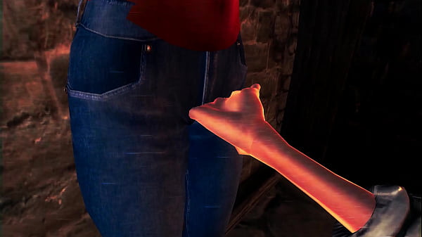 Redhead in jeans gets a hard time