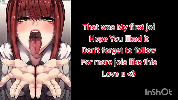 JOI hentai your dick dominates Makima - Chainsaw man porn anime Jerk off instructions