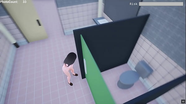 Naked Risk 3D [Hentai game PornPlay] Exhibition simulation in public building