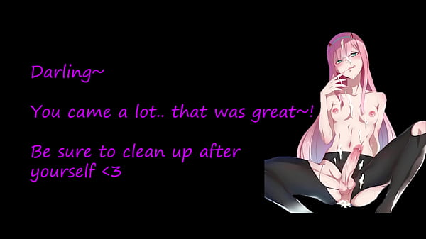 Zero Two Punishes You! Hentai Futa JOI Oral Anal Jerk to the beat