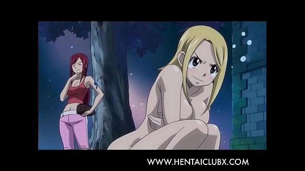 girls fan service Fairy Tail ova 1 2 Funny moments